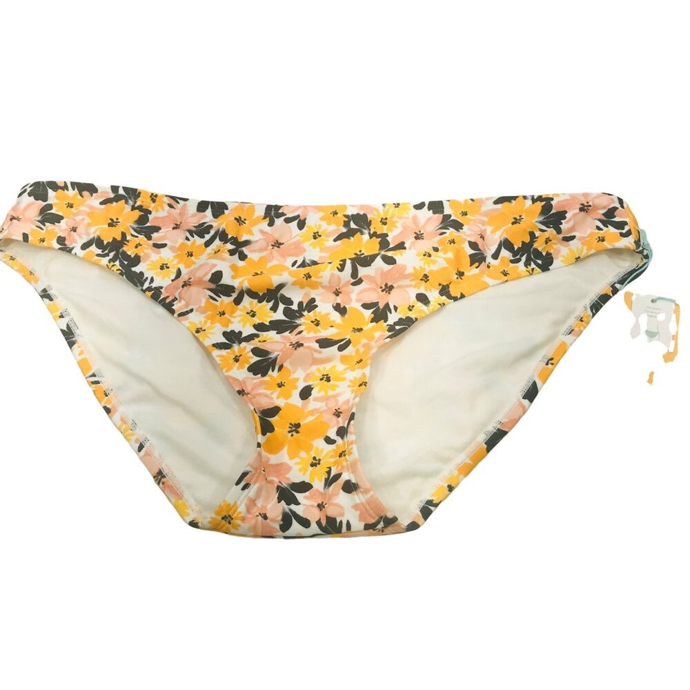 Kona Sol Women's Size XL 16-18 Medium Coverage Hipster Bikini Swim Bottom